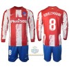 Maglia da Calcio a Maniche Lunghe Atlético Madrid GRIEZMANN 8 Casa 2021-22 per Bambino